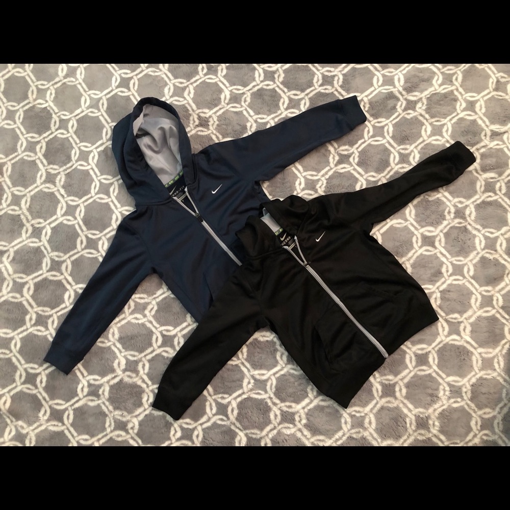 2 👦🏻 Boys BUNDLE Nike Thermal Fit Jackets